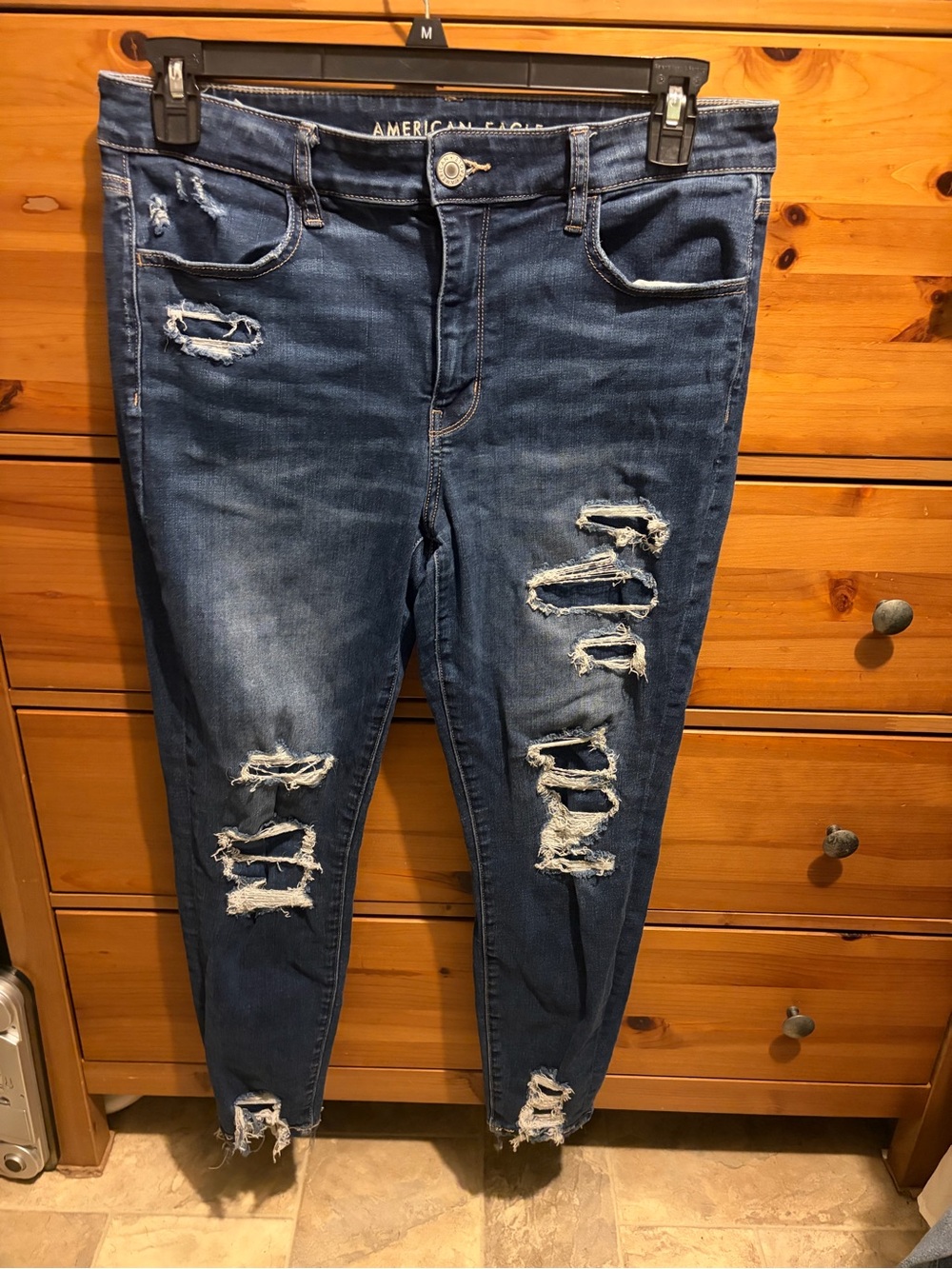 American Eagle Outfitters Hi-rise jeggings crop